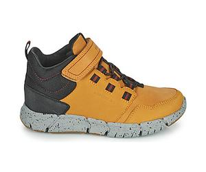 Baskets montantes enfant garcons Geox FLEXYPER ABX Marron 32