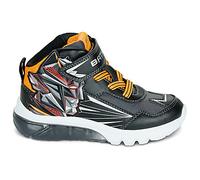 Baskets montantes enfant garcons Geox J CIBERDRON BOY BATMAN Noir 28