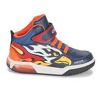 Geox J INEK Boy Basket, Navy Orange, 30 EU