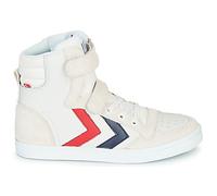 Baskets montantes enfant garcons hummel SLIMMER STADIL LEATHER HIGH JR Blanc 38