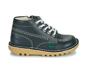 Baskets montantes enfant garcons Kickers KICK HI ZIP Bleu 30