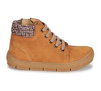Baskets montantes enfant garcons Pom d'Api START TOP Marron 27