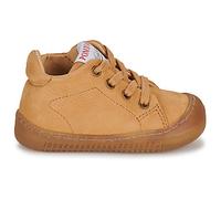 Baskets montantes enfant garcons Pom d'Api YAKA WALK Marron 19