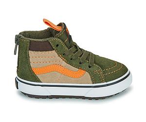 Baskets montantes enfant garcons Vans MTE SK8-Hi Zip Kaki 19