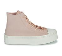 Baskets montantes femmes Converse CHUCK TAYLOR ALL STAR MODERN LIFT PLATFORM MONO SUEDE Rose 36 1/2