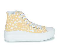 Baskets montantes femmes Converse CHUCK TAYLOR ALL STAR MOVE FLORAL PLATFORM LO-FI CRAFT HI Jaune 37