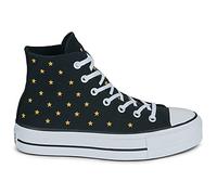 Converse Baskets montantes LIFT PLATFORM EMBROIDERED STARS in Noir 40