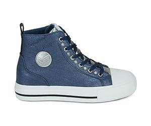 Baskets montantes femmes Kaporal TATTOO Bleu 37