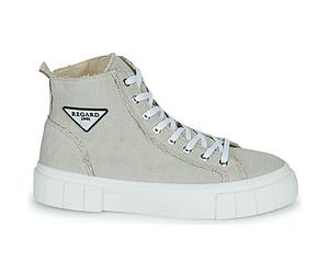 Baskets montantes femmes Regard NANCY V7 TOILE MALI CALIZA Beige 37