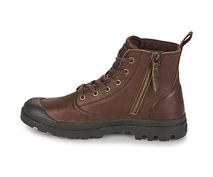 Baskets montantes hommes Palladium PAMPA ZIP LTH ESS Marron 37
