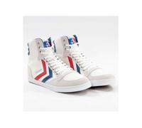 hummel Mixte Slimmer Stadil High Baskets Hautes, White Blue Red Gum 63 511 9228, 37 EU