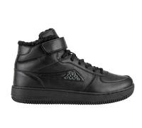 Baskets - KAPPA - Bash Mid Fur Noir - Homme - Plat - Lacets 45