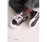 Baskets montantes lacées et zippées bébé lot bleu 19