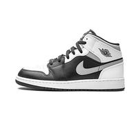 Baskets montantes Nike 554725-073 Air Jordan 1 Mid. Unisexe, couleur noire