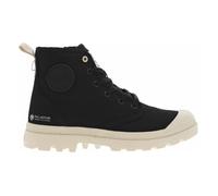 Baskets montantes PAMPA HI ZIP ORGANIC talon plat Palladium noir - Femme - Lacets - Textile 39
