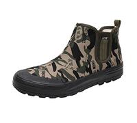 Baskets montantes pour homme - Coupe large - En toile - Légères et antidérapantes - Pour la course à pied, le trekking, l'alpinisme - Renforcées, gris, 39 1/3 EU