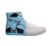 Baskets montantes pour hommes S0347-Blanc-bleu ciel 41