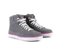 Alpinestars J-6, chaussures imperméables femmes 6 US Gris Clair/Fuchsia Gris Clair/Fuchsia