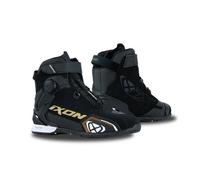 Baskets moto femme Ixon Bull 2 WP - NOIR/BLANC/OR 40