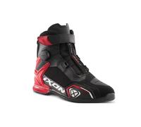 Ixon Bull 2 Air Chaussures de moto, noir-blanc-rouge, taille 43 pour homme