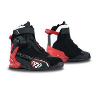 Baskets moto Ixon Bull 2 WP - NOIR/BLANC/ROUGE 46