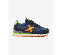 Baskets Munich Dash bleu marine orange enfant - 37