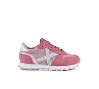 Baskets MUNICH Mini Massana 8208528 - Rose - Enfant - Lacets - Plat - Textile 35