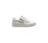 Mustang Femme 1300-303-111 Sneakers Basses, Blanc (Weiß/Gold 111), 38 EU