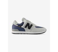 Baskets New Balance 574 gris bleu enfant - 38.5
