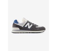 Baskets New Balance 574 gris foncé bleu blanc - 43