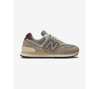 Baskets New Balance 574 marron beige rouge - 44.5