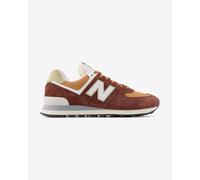 Baskets New Balance 574 orange marron blanc - 42.5