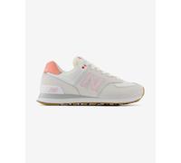Baskets New Balance 574 v2 beige clair orange femme - 36
