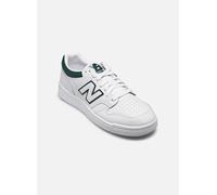 New Balance Homme 480 Sneaker, Blanc/Vert, 45 EU
