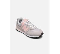 Chaussures New Balance 574 Core gris nuage rose clair junior - 39