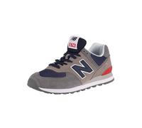 Baskets NEW BALANCE ML574EAD Gris et Bleu Marine Homme - Cuir - Lacets 40,5