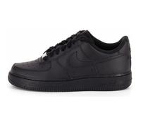 Baskets Nike Air Force 1 Low Noir Enfant - NIKE - Cuir - Lacets - Plat 35 1/2