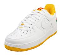 Baskets - Nike - AIR FORCE 1 LOW RETRO QS - Homme - Or Blanc - Cuir - Lacets 43