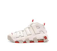 Baskets - Nike - AIR MORE UPTEMPO 96 - Homme - Blanc Rouge - Cuir et Synthetique - Lacets - 41 EU 44,5