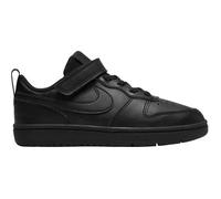 Baskets - NIKE - Court Borough Low 2 - Noir - Fermeture scratch - Talon plat 29 1/2