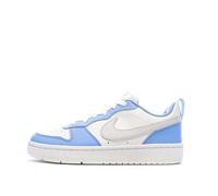 Baskets - NIKE - Court Borough Low - Bleu/Blanc - Lacets - Semelle caoutchouc 38 1/2