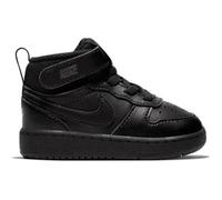 Baskets - NIKE - Court Borough Mid 2 - Noir - Mixte - Bébé 22
