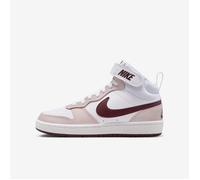 Baskets - Nike - Court Borough Mid 4 - Cuir - Bordeaux - Confort supplémentaire 40