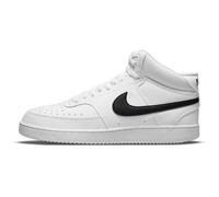 Baskets - Nike - Court Vision Mid - Cuir écologique - Blanc - Homme 40