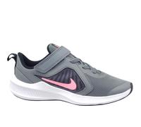 Baskets - NIKE - Downshifter 10 - Gris - Fermeture scratch - Enfant mixte 27,5