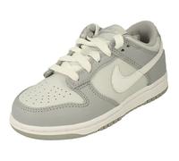 Baskets Nike Dunk Low PS Trainers Dh9756 - Enfant Garçon - Gris - Textile - Lacets - Plat 28