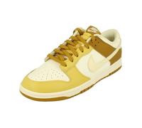 Baskets Nike Dunk Low Retro Hommes Fz4042 - Beige Jaune - Lacets - Textile 42,5