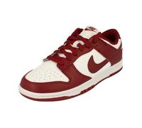 Baskets Nike Dunk Low Retro pour Hommes - Rouge - Garçon - Lacets - Synthétique 44