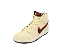 Baskets Nike Sb Dunk High Pro PRM pour Hommes - Beige - Lacets - Dessus en Textile 42,5