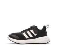 adidas Mixte Enfant Fortarun 2.0 Cloudfoam Elastic Lace Top Strap Shoes, Core Black/Cloud White/Core Black, 35 EU